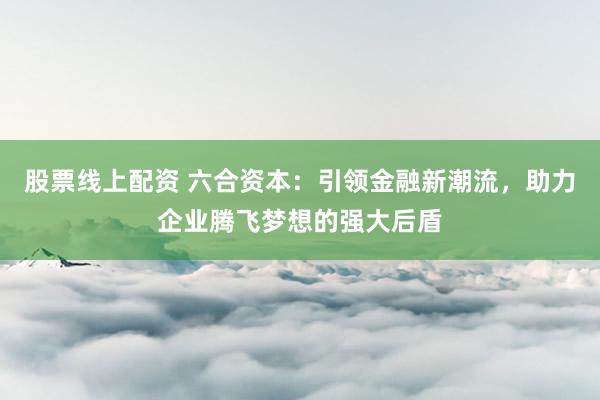 股票线上配资 六合资本：引领金融新潮流，助力企业腾飞梦想的强大后盾