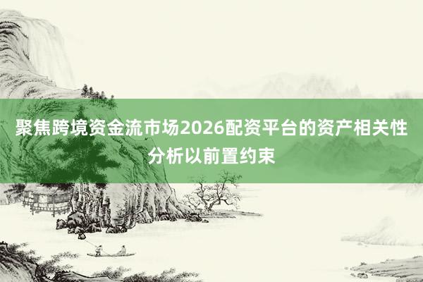 聚焦跨境资金流市场2026配资平台的资产相关性分析以前置约束